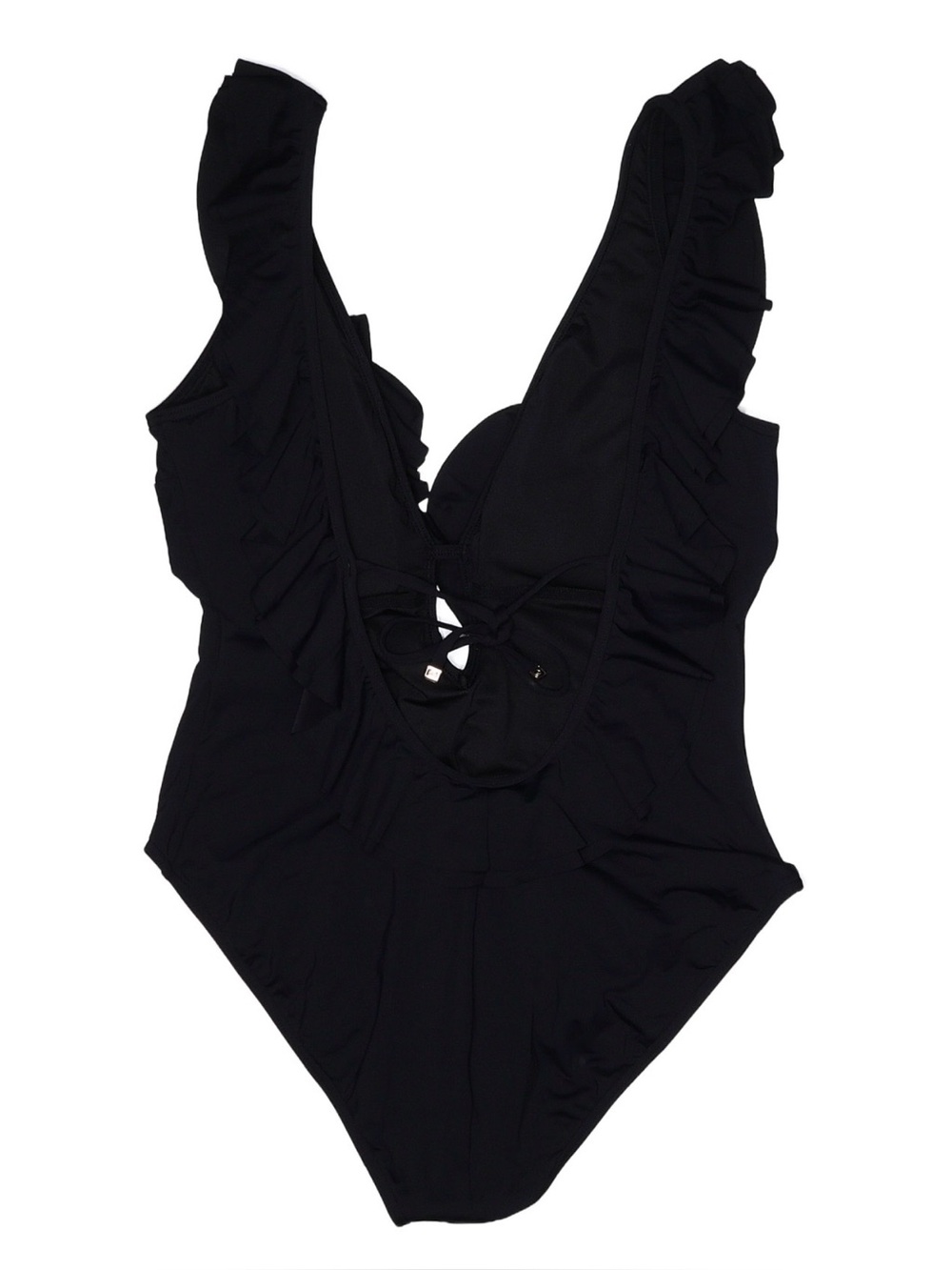 Michael kors women’s black ruffled swimsuit -NWT